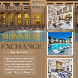 an advertisement and a collage of images