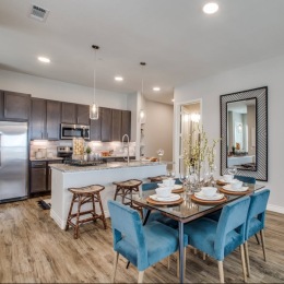 Well-lit kitchen with ample counter space
